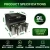 Freidora de aire doble 9 L inox · 2400 W · Comfy Nest