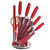 Juego de 8 cuchillos con soporte giratorio · Royalty Line