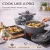 Batería de cocina 10 piezas mármol con asadera · Herzberg