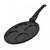 Crepera de 4 huecos 26 cm · liso · Herzberg