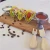 Soporte para tacos de acero inoxidable con 2 cuencos