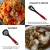 Juego de 6 utensilios de cocina de PBT · negro y rojo