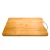 Tabla de cortar de bambú macizo 40 x 23 cm