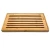 Tabla de cortar pan de bambú macizo 37 x 20 cm