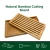 Tabla de cortar pan de bambú macizo 37 x 20 cm