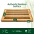 Tabla de cortar pan de bambú macizo 37 x 20 cm