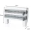 Dispensador de pared para papel de cocina, film y aluminio