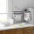 Dispensador de pared para papel de cocina, film y aluminio