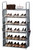 Zapatero de tela 6 alturas con bolsillos laterales