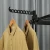 Burro de ropa plegable con ruedas y 6 baldas