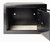 Caja fuerte de acero con teclado digital y llave · 2 cerrojos