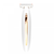 Depiladora corporal recargable con protector y 2 peines