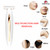 Depiladora corporal recargable con protector y 2 peines