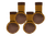 Set de 4 fundas de silicona para patas de silla