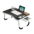 Mesa de cama plegable 60 x 40 cm con hueco para taza y tablet