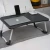 Mesa de cama plegable 60 x 40 cm con hueco para taza y tablet