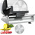 Cortadora eléctrica de alimentos 120 W · cuchilla de 190 mm y corte de 1 a 15 mm