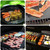 Láminas antiadherentes reutilizables para horno y barbacoa · 4 uds