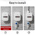 Calentador de agua instantáneo 3500 W · termostático con ducha