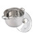 Batería de cocina ADM de acero inoxidable · 12 piezas con tapas