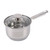 Batería de cocina ADM de acero inoxidable · 12 piezas con tapas