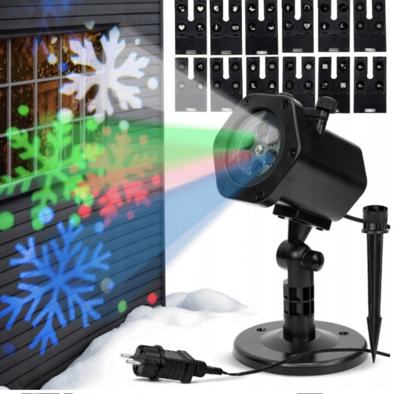 Proyector de luz para fiestas y festivales · IP65 y modo automático