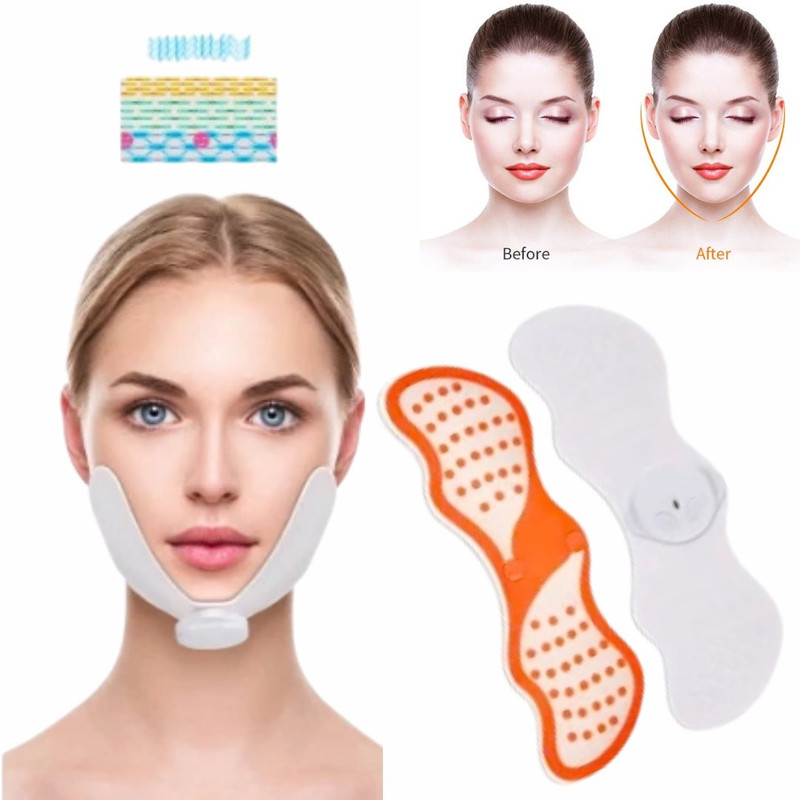 Masajeador facial EMS en forma de V · con microvibración
