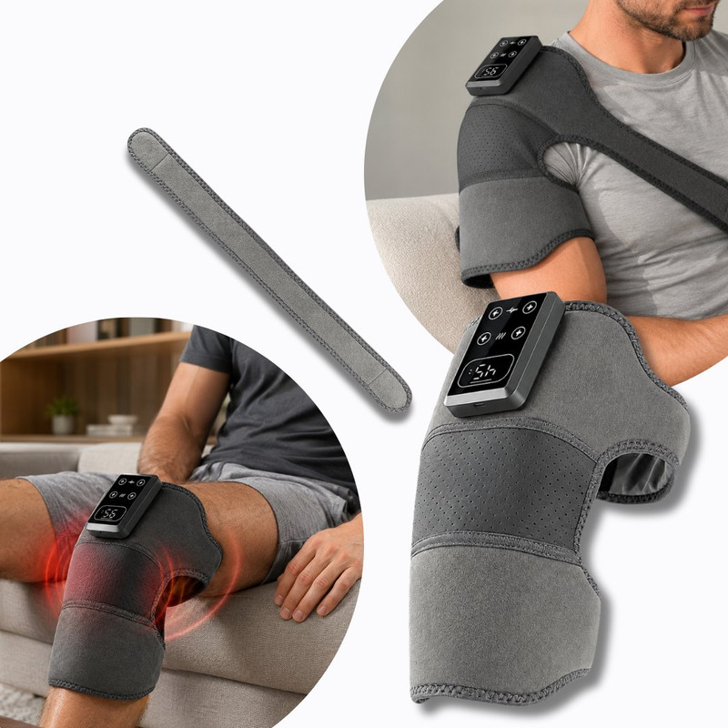 Masajeador inalámbrico con calor · para cuello y hombros