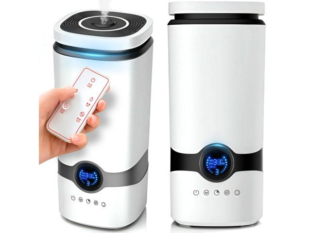 Humidificador ultrasónico 4,5 L con mando e higrómetro - imagen 1