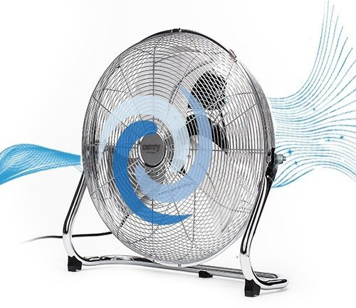 Ventilador de suelo Camry CR 7306 · 45 cm, metálico, 3 velocidades