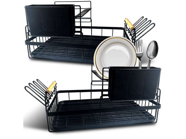 Escurridor de platos 2 niveles O1003-1 · 44 × 26,5 × 33 cm