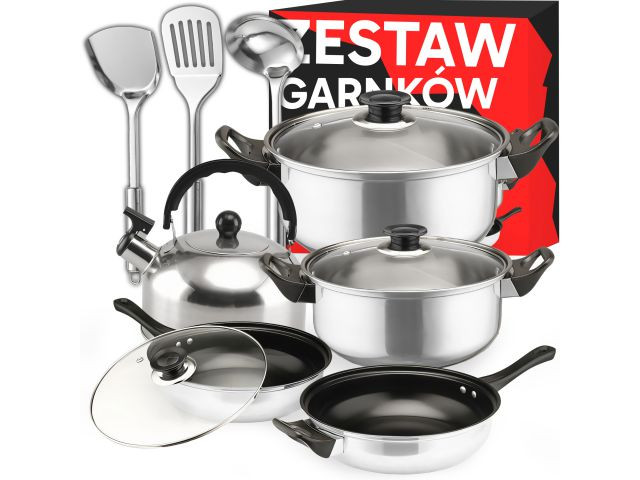 Batería de cocina 11 piezas con accesorios OR204