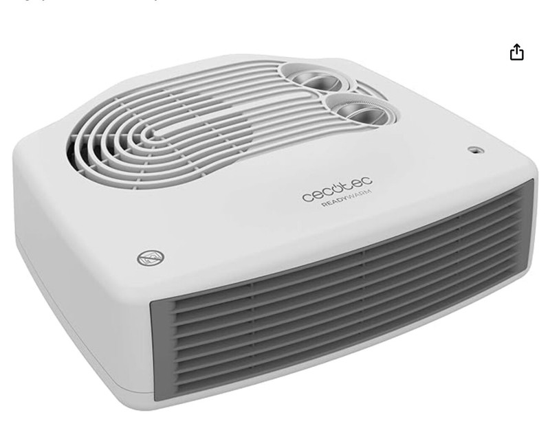 Calefactor eléctrico Cecotec ReadyWarm 3000 Horizon White 3000W