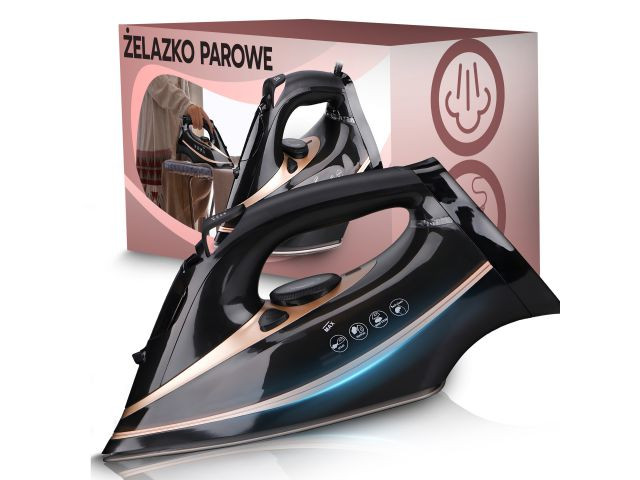 Plancha de vapor 8 en 1 · 3000 W · 360 ml