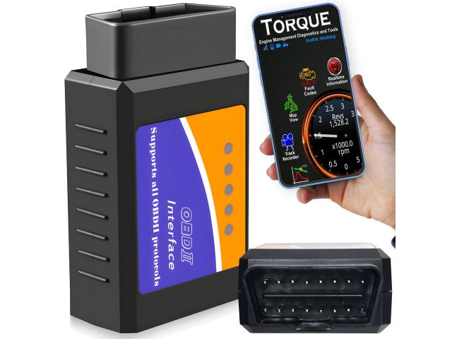 Interfaz OBD2 ELM327 Bluetooth 5.1 · 16 pines