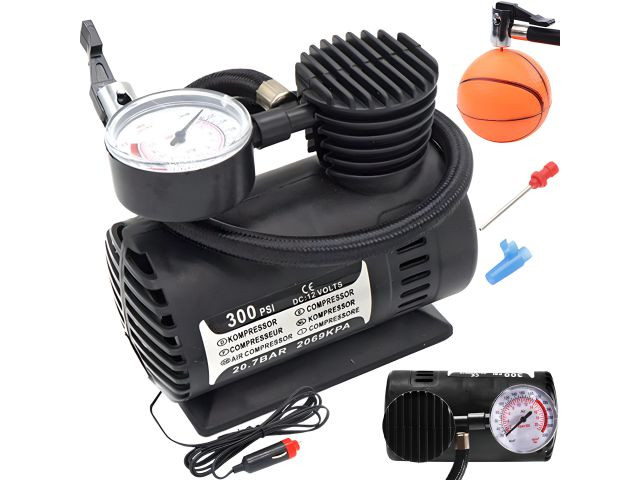Compresor de coche compacto 12 V · 300 PSI