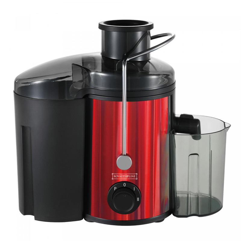 Licuadora extractora inox 700 W · roja · Royalty Line