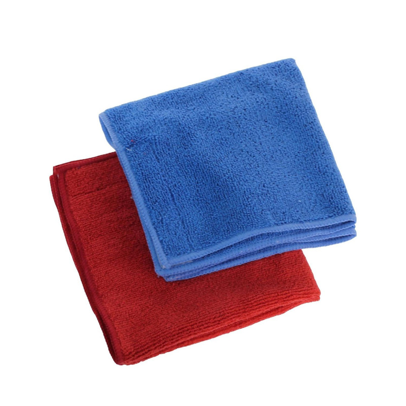 Set de 4 bayetas de microfibra con velcro para mopa