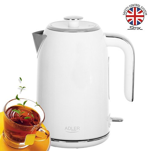 Hervidor eléctrico Adler AD 1341 · 1,7 L y 1850 W con STRIX