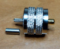 UHF Plug (solder & crimp) PL259 for RG174