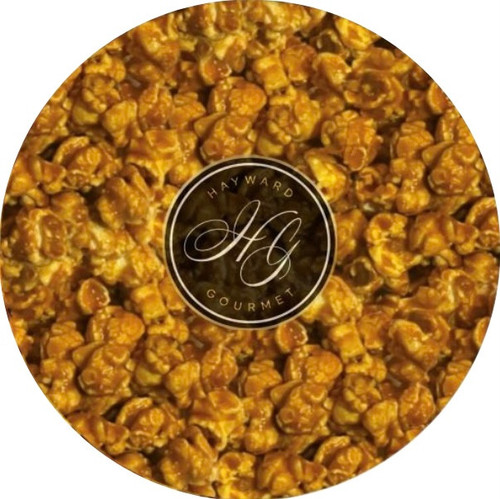 Caramel Sea Salt Popcorn, homemade and hand packaged  by Hayward Gourmet