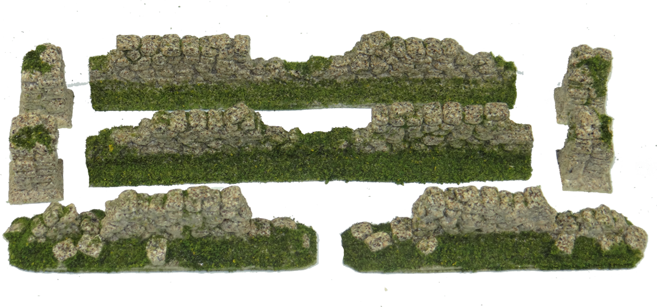 1291-Yorkshire Wall Ruin Wall Set Slate