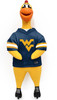 West Virginia Mountaineers Rubber Chicken Dog Toy w/ Clucker Licensed