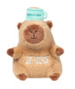 Capy-ccino Capybara Dog Toy Premium Furry Plush w/ Squeaker Non-Toxic