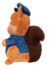 Curbside Carl Squirrel Dog Toy Drive Ya Nuts Cop Plush w/ Squeaker  