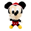Mickey Mouse Santa Dog Toy Premium Christmas Plush w/ Squeaker 