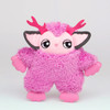 Pink Monster Dog Toy Mythical Creature Premium Plush w/ Rubber Feet & Hands