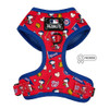 Washington Nationals Dog Harness Snoopy Baseball Premium Adjustable No Pull