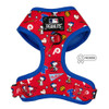 Philadelphia Phillies Dog Harness Snoopy Baseball Premium Adjustable No Pull