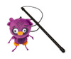 Hoo-Dini Owl Cat Toy Wand Plush Teaser w/ North American Catnip 